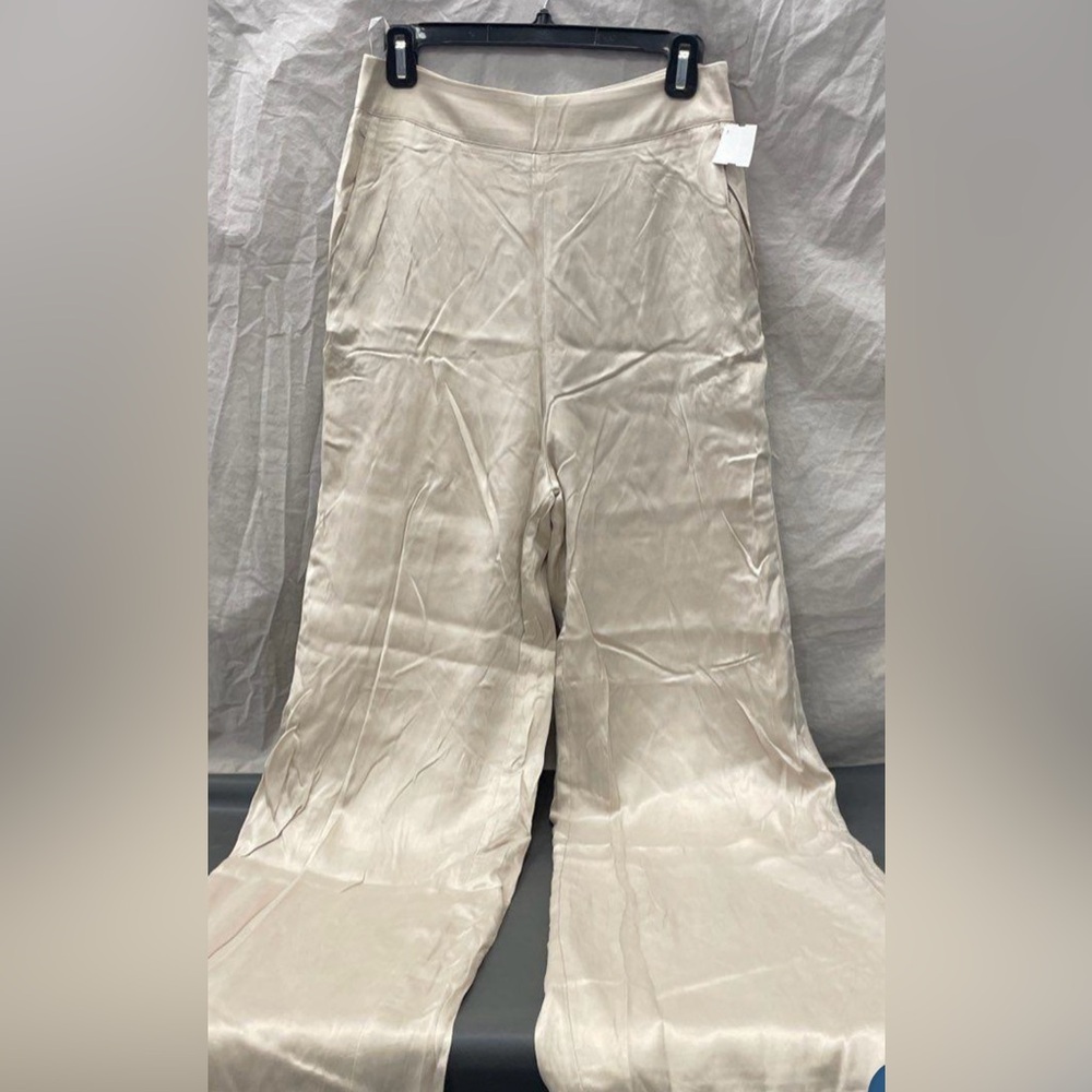 Lovers + Friends Cream Satin Pants